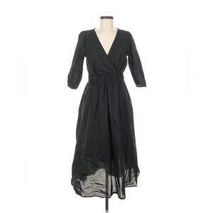 On 34th Size M Black 100% Cotton  Midi Dress